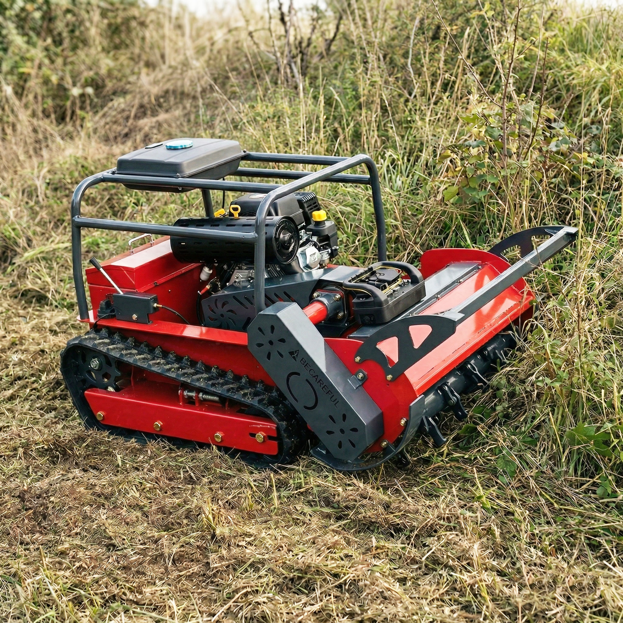 GS TAITAN-1000 flagship hybrid remote-controlled tracked flail mower