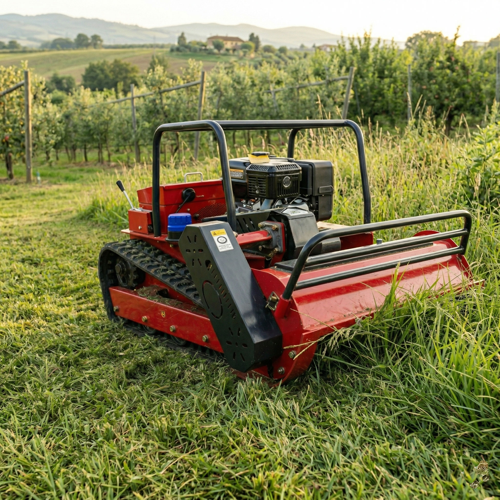 GST-1000 gasoline version standard tracked flail mower